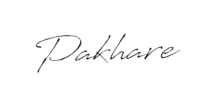 Create a beautiful signature design for name Pakhare. With this signature (Antro_Vectra) fonts, you can make a handwritten signature for free. Pakhare signature style 6 images and pictures png