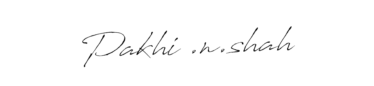 Pakhi .n.shah stylish signature style. Best Handwritten Sign (Antro_Vectra) for my name. Handwritten Signature Collection Ideas for my name Pakhi .n.shah. Pakhi .n.shah signature style 6 images and pictures png