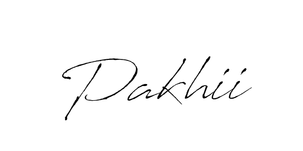 You should practise on your own different ways (Antro_Vectra) to write your name (Pakhii) in signature. don't let someone else do it for you. Pakhii signature style 6 images and pictures png
