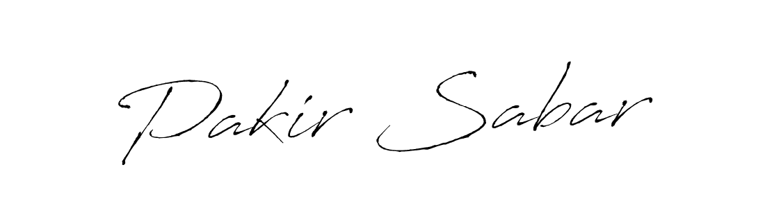 Use a signature maker to create a handwritten signature online. With this signature software, you can design (Antro_Vectra) your own signature for name Pakir Sabar. Pakir Sabar signature style 6 images and pictures png