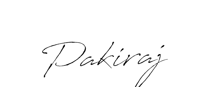 Design your own signature with our free online signature maker. With this signature software, you can create a handwritten (Antro_Vectra) signature for name Pakiraj. Pakiraj signature style 6 images and pictures png