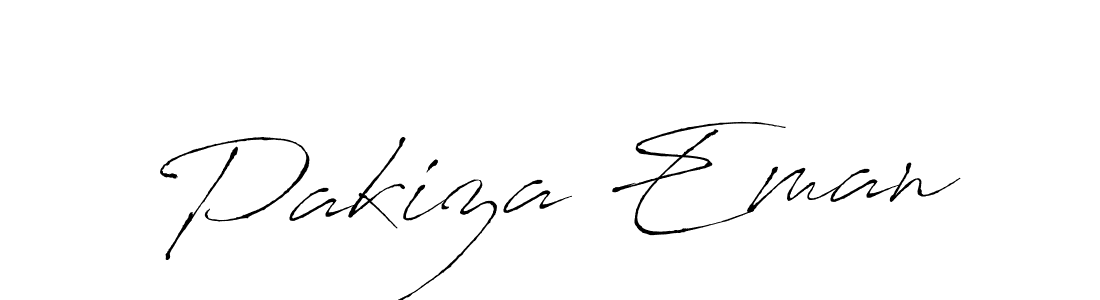 Make a beautiful signature design for name Pakiza Eman. With this signature (Antro_Vectra) style, you can create a handwritten signature for free. Pakiza Eman signature style 6 images and pictures png