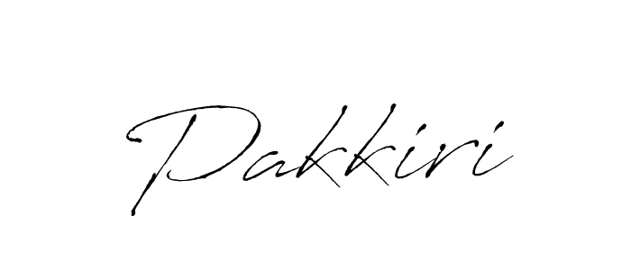 Design your own signature with our free online signature maker. With this signature software, you can create a handwritten (Antro_Vectra) signature for name Pakkiri. Pakkiri signature style 6 images and pictures png