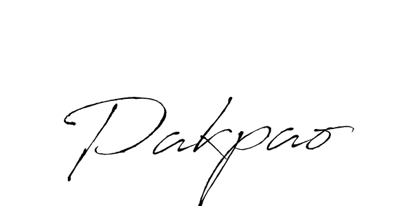 Make a beautiful signature design for name Pakpao. With this signature (Antro_Vectra) style, you can create a handwritten signature for free. Pakpao signature style 6 images and pictures png