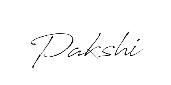 How to make Pakshi signature? Antro_Vectra is a professional autograph style. Create handwritten signature for Pakshi name. Pakshi signature style 6 images and pictures png