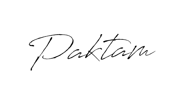 How to make Paktam signature? Antro_Vectra is a professional autograph style. Create handwritten signature for Paktam name. Paktam signature style 6 images and pictures png
