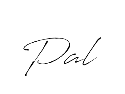 Create a beautiful signature design for name Pal . With this signature (Antro_Vectra) fonts, you can make a handwritten signature for free. Pal  signature style 6 images and pictures png