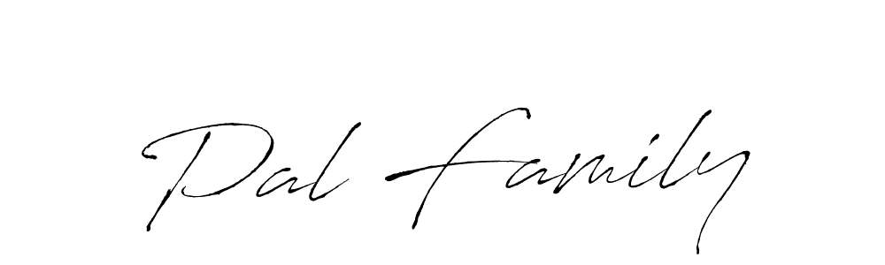Create a beautiful signature design for name Pal Family. With this signature (Antro_Vectra) fonts, you can make a handwritten signature for free. Pal Family signature style 6 images and pictures png