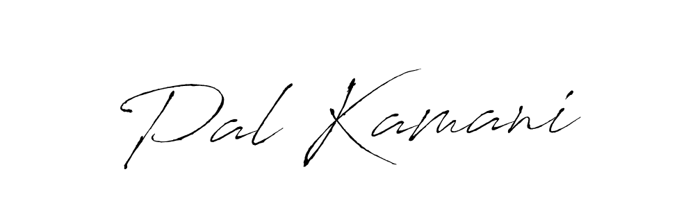 Create a beautiful signature design for name Pal Kamani. With this signature (Antro_Vectra) fonts, you can make a handwritten signature for free. Pal Kamani signature style 6 images and pictures png