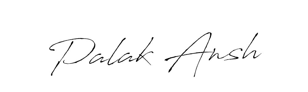 Make a beautiful signature design for name Palak Ansh. With this signature (Antro_Vectra) style, you can create a handwritten signature for free. Palak Ansh signature style 6 images and pictures png