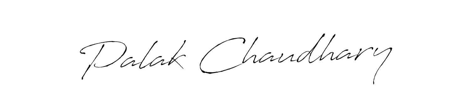 Design your own signature with our free online signature maker. With this signature software, you can create a handwritten (Antro_Vectra) signature for name Palak Chaudhary. Palak Chaudhary signature style 6 images and pictures png