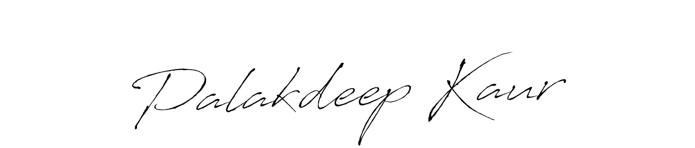 Create a beautiful signature design for name Palakdeep Kaur. With this signature (Antro_Vectra) fonts, you can make a handwritten signature for free. Palakdeep Kaur signature style 6 images and pictures png