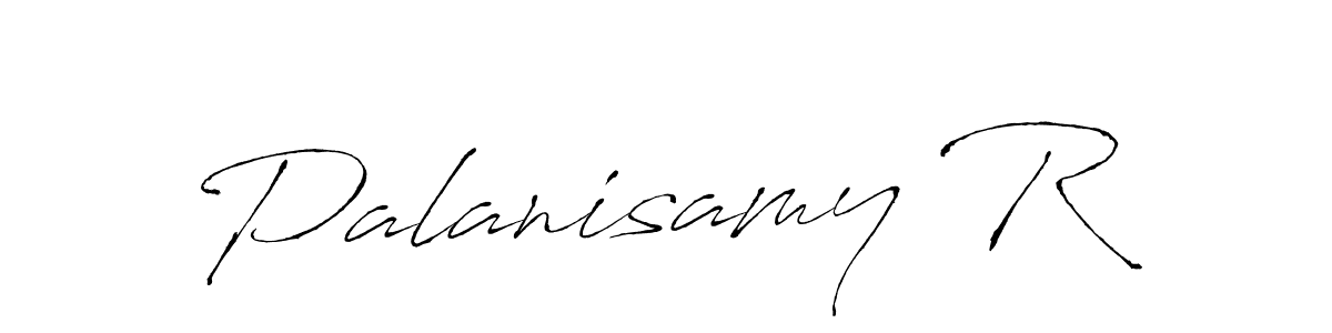 Create a beautiful signature design for name Palanisamy R. With this signature (Antro_Vectra) fonts, you can make a handwritten signature for free. Palanisamy R signature style 6 images and pictures png