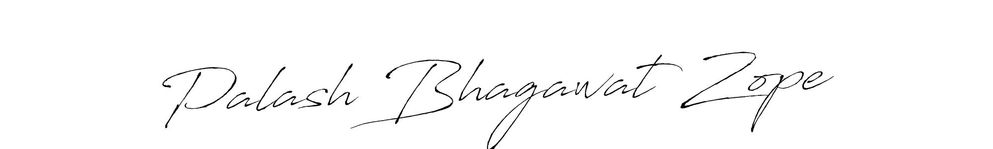 Design your own signature with our free online signature maker. With this signature software, you can create a handwritten (Antro_Vectra) signature for name Palash Bhagawat Zope. Palash Bhagawat Zope signature style 6 images and pictures png