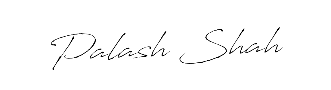 Palash Shah stylish signature style. Best Handwritten Sign (Antro_Vectra) for my name. Handwritten Signature Collection Ideas for my name Palash Shah. Palash Shah signature style 6 images and pictures png