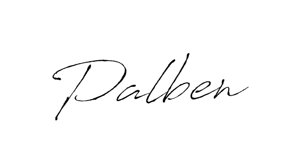 Create a beautiful signature design for name Palben. With this signature (Antro_Vectra) fonts, you can make a handwritten signature for free. Palben signature style 6 images and pictures png