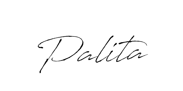 Palita stylish signature style. Best Handwritten Sign (Antro_Vectra) for my name. Handwritten Signature Collection Ideas for my name Palita. Palita signature style 6 images and pictures png
