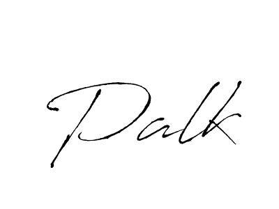 Make a beautiful signature design for name Palk. With this signature (Antro_Vectra) style, you can create a handwritten signature for free. Palk signature style 6 images and pictures png