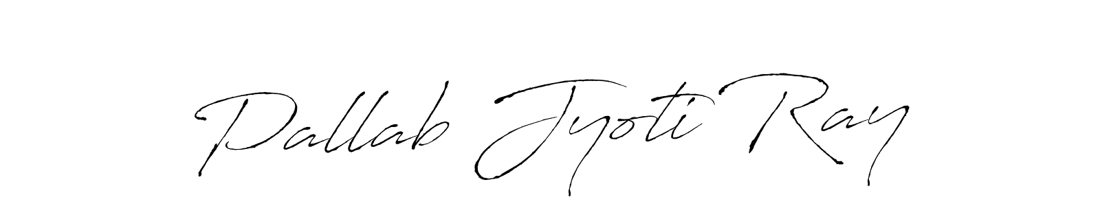 How to make Pallab Jyoti Ray name signature. Use Antro_Vectra style for creating short signs online. This is the latest handwritten sign. Pallab Jyoti Ray signature style 6 images and pictures png