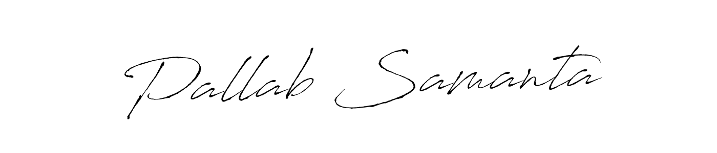 How to make Pallab Samanta signature? Antro_Vectra is a professional autograph style. Create handwritten signature for Pallab Samanta name. Pallab Samanta signature style 6 images and pictures png