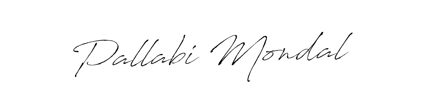 Create a beautiful signature design for name Pallabi Mondal. With this signature (Antro_Vectra) fonts, you can make a handwritten signature for free. Pallabi Mondal signature style 6 images and pictures png