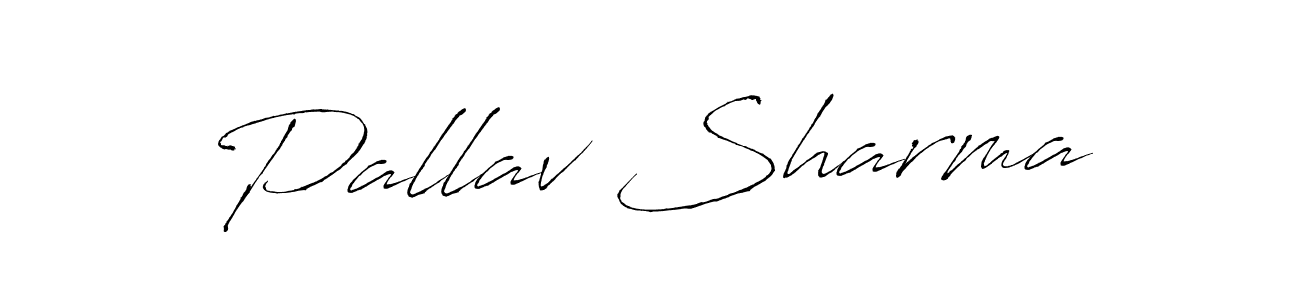 How to make Pallav Sharma signature? Antro_Vectra is a professional autograph style. Create handwritten signature for Pallav Sharma name. Pallav Sharma signature style 6 images and pictures png