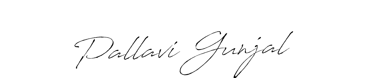 Pallavi Gunjal stylish signature style. Best Handwritten Sign (Antro_Vectra) for my name. Handwritten Signature Collection Ideas for my name Pallavi Gunjal. Pallavi Gunjal signature style 6 images and pictures png