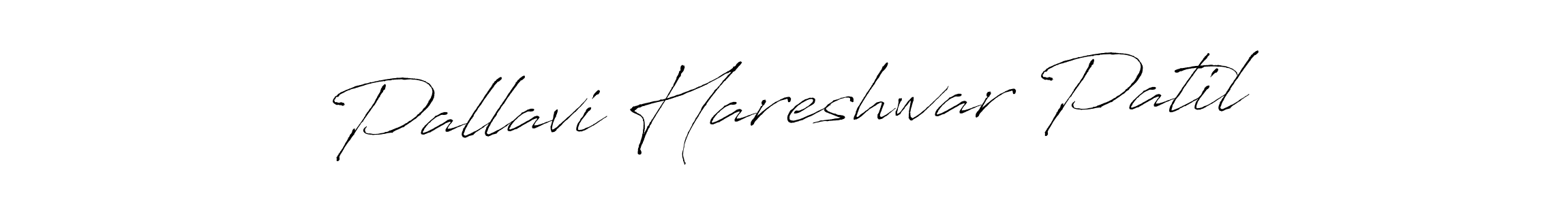 Create a beautiful signature design for name Pallavi Hareshwar Patil. With this signature (Antro_Vectra) fonts, you can make a handwritten signature for free. Pallavi Hareshwar Patil signature style 6 images and pictures png