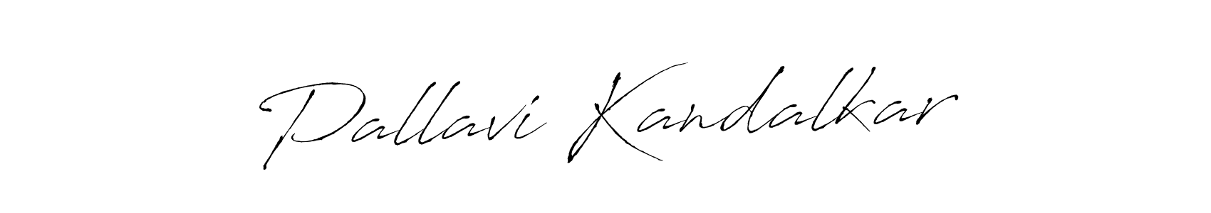 Antro_Vectra is a professional signature style that is perfect for those who want to add a touch of class to their signature. It is also a great choice for those who want to make their signature more unique. Get Pallavi Kandalkar name to fancy signature for free. Pallavi Kandalkar signature style 6 images and pictures png