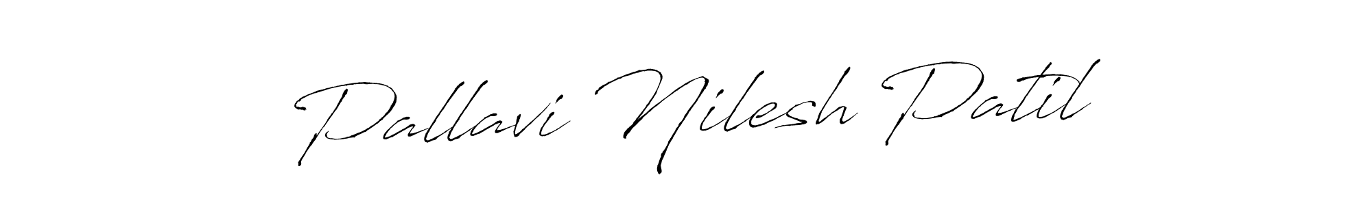 The best way (Antro_Vectra) to make a short signature is to pick only two or three words in your name. The name Pallavi Nilesh Patil include a total of six letters. For converting this name. Pallavi Nilesh Patil signature style 6 images and pictures png