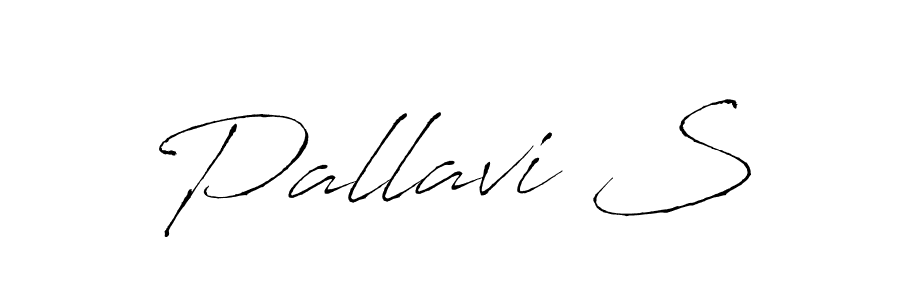 Pallavi S stylish signature style. Best Handwritten Sign (Antro_Vectra) for my name. Handwritten Signature Collection Ideas for my name Pallavi S. Pallavi S signature style 6 images and pictures png