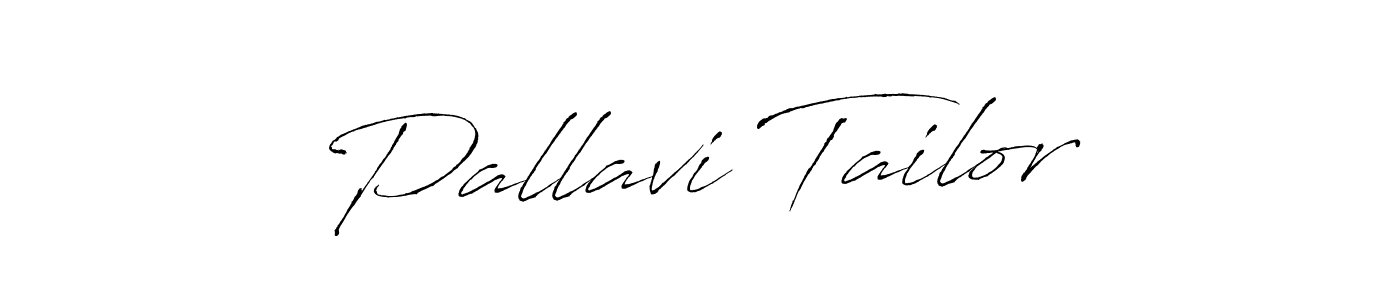 Design your own signature with our free online signature maker. With this signature software, you can create a handwritten (Antro_Vectra) signature for name Pallavi Tailor. Pallavi Tailor signature style 6 images and pictures png