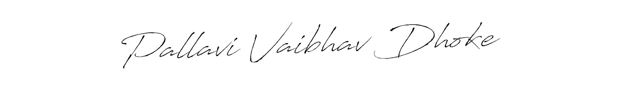 It looks lik you need a new signature style for name Pallavi Vaibhav Dhoke. Design unique handwritten (Antro_Vectra) signature with our free signature maker in just a few clicks. Pallavi Vaibhav Dhoke signature style 6 images and pictures png