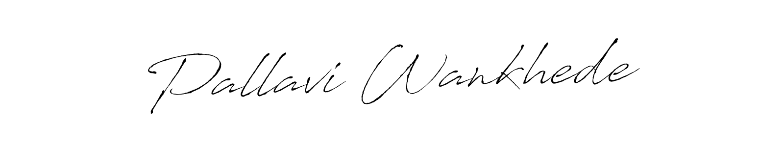 Create a beautiful signature design for name Pallavi Wankhede. With this signature (Antro_Vectra) fonts, you can make a handwritten signature for free. Pallavi Wankhede signature style 6 images and pictures png