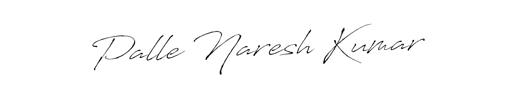 How to make Palle Naresh Kumar name signature. Use Antro_Vectra style for creating short signs online. This is the latest handwritten sign. Palle Naresh Kumar signature style 6 images and pictures png