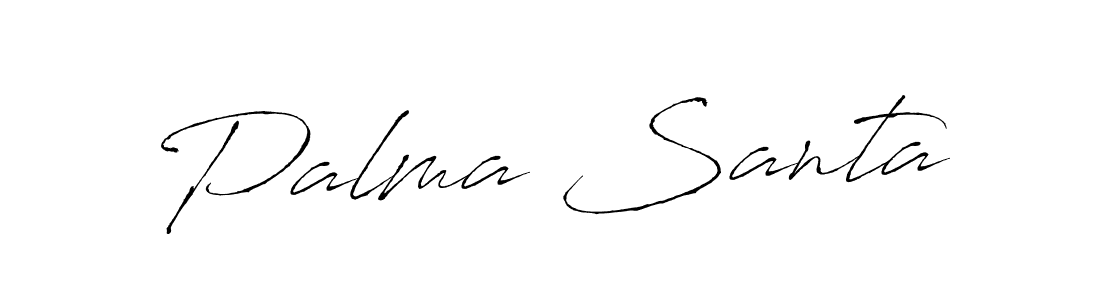 Make a beautiful signature design for name Palma Santa. With this signature (Antro_Vectra) style, you can create a handwritten signature for free. Palma Santa signature style 6 images and pictures png