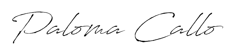 Create a personalized artistic stamp with Paloma Callo in Antro_Vectra font. Perfect for visual artists, designers, and influencers. Paloma Callo signature style 6 images and pictures png
