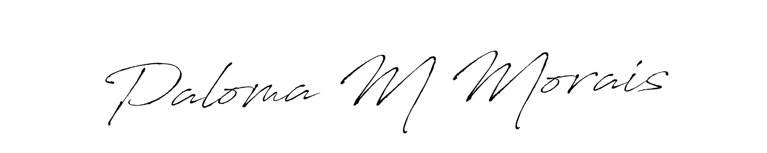 Make a beautiful signature design for name Paloma M Morais. Use this online signature maker to create a handwritten signature for free. Paloma M Morais signature style 6 images and pictures png