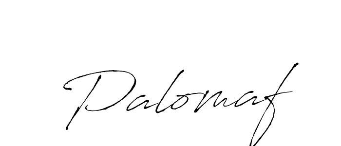 Palomaf stylish signature style. Best Handwritten Sign (Antro_Vectra) for my name. Handwritten Signature Collection Ideas for my name Palomaf. Palomaf signature style 6 images and pictures png