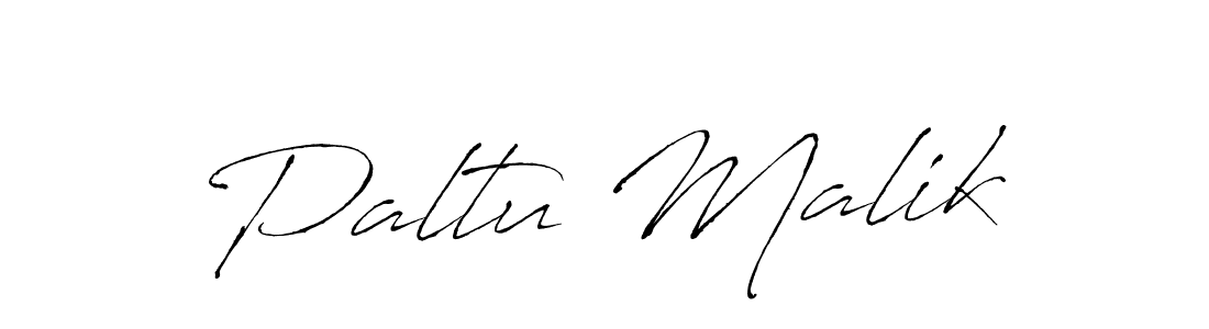 Make a beautiful signature design for name Paltu Malik. With this signature (Antro_Vectra) style, you can create a handwritten signature for free. Paltu Malik signature style 6 images and pictures png