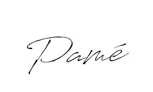 This is the best signature style for the Pamé name. Also you like these signature font (Antro_Vectra). Mix name signature. Pamé signature style 6 images and pictures png