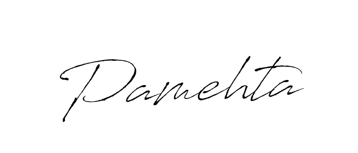 Create a beautiful signature design for name Pamehta. With this signature (Antro_Vectra) fonts, you can make a handwritten signature for free. Pamehta signature style 6 images and pictures png