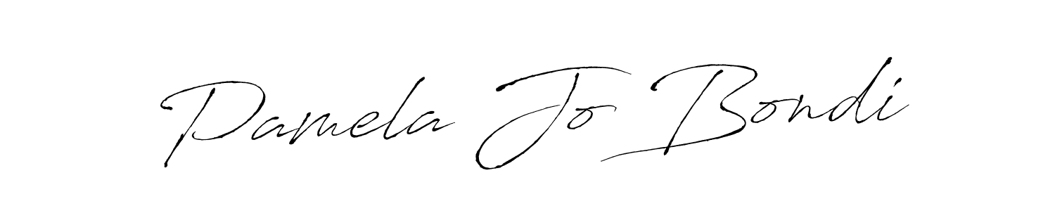 Make a beautiful signature design for name Pamela Jo Bondi. Use this online signature maker to create a handwritten signature for free. Pamela Jo Bondi signature style 6 images and pictures png