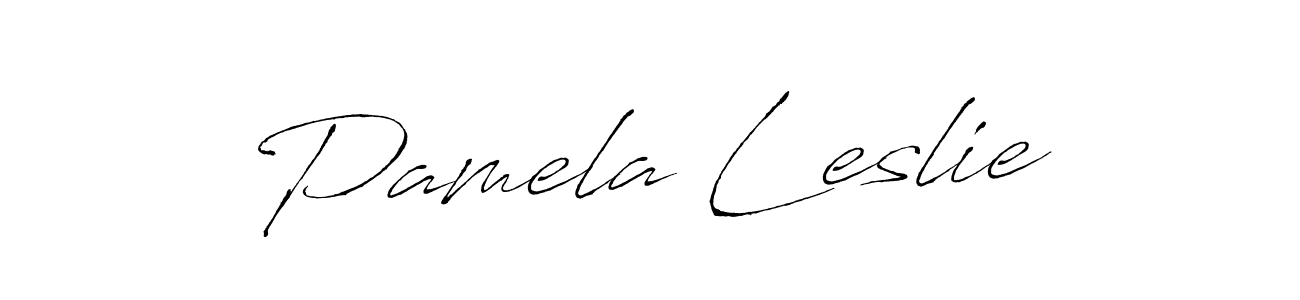 Antro_Vectra is a professional signature style that is perfect for those who want to add a touch of class to their signature. It is also a great choice for those who want to make their signature more unique. Get Pamela Leslie name to fancy signature for free. Pamela Leslie signature style 6 images and pictures png