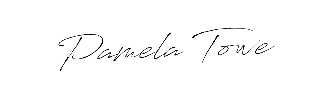 You should practise on your own different ways (Antro_Vectra) to write your name (Pamela Towe) in signature. don't let someone else do it for you. Pamela Towe signature style 6 images and pictures png