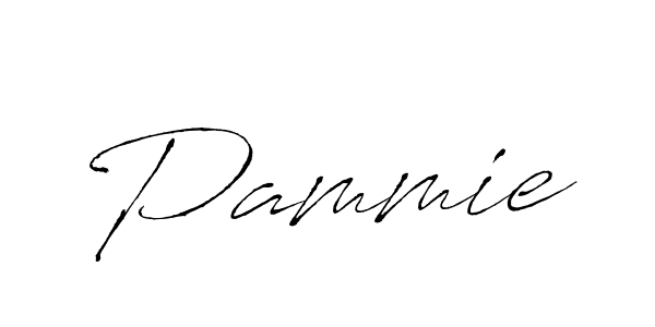 Create a beautiful signature design for name Pammie. With this signature (Antro_Vectra) fonts, you can make a handwritten signature for free. Pammie signature style 6 images and pictures png