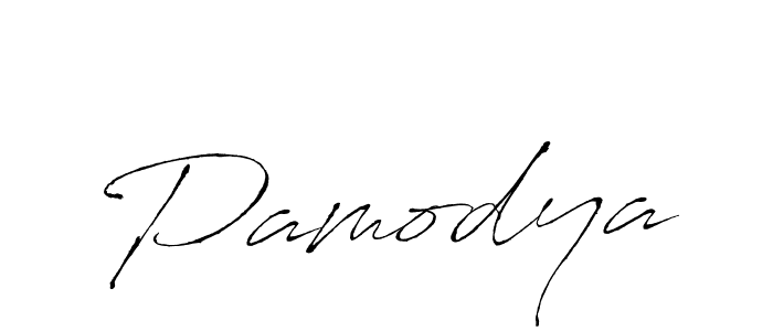 How to make Pamodya name signature. Use Antro_Vectra style for creating short signs online. This is the latest handwritten sign. Pamodya signature style 6 images and pictures png