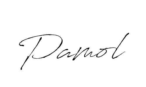 Pamol stylish signature style. Best Handwritten Sign (Antro_Vectra) for my name. Handwritten Signature Collection Ideas for my name Pamol. Pamol signature style 6 images and pictures png