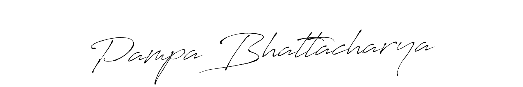 Pampa Bhattacharya stylish signature style. Best Handwritten Sign (Antro_Vectra) for my name. Handwritten Signature Collection Ideas for my name Pampa Bhattacharya. Pampa Bhattacharya signature style 6 images and pictures png