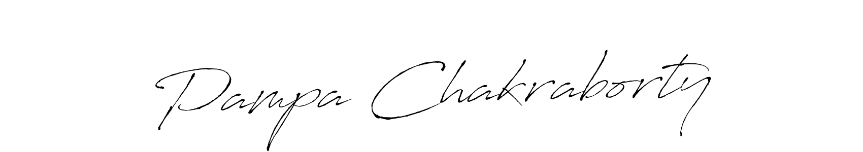 Create a beautiful signature design for name Pampa Chakraborty. With this signature (Antro_Vectra) fonts, you can make a handwritten signature for free. Pampa Chakraborty signature style 6 images and pictures png